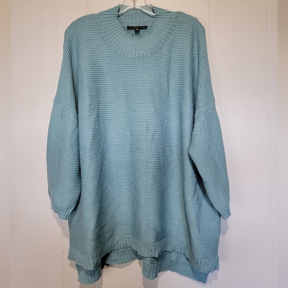 Cyrus Sweaters - Cyrus Women's‎ Light Blue Cowl Neck Sweater